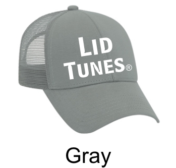 Lid Tunes Mesh Back Gray Cap